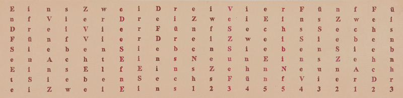 Alphabet der Piraten.